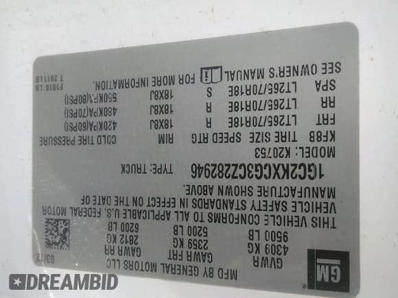 ✅ 2012 Chevrolet Silverado 2500HD LT • VIN: 1GC2KXCG3CZ282946 • Лот: 42644930. Опубликован ранее на IAAI с пробегом 159 347 миль. Бесплатный доступ к архиву аукционных продаж из США и подробный отчёт об истории автомобиля на DreamBid. Изображение 9.