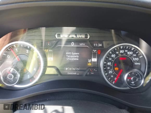✅ 2021 Ram 2500 Big Horn • VIN: 3C6UR5DL2MG643340 • Lot: 42562939. Listed on IAAI with 48,365 mi. Free auction sales archive from the USA and detailed vehicle history report at DreamBid. Image 7.