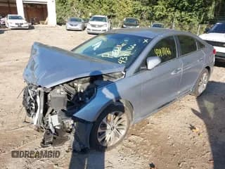 ✅ 2015 Hyundai Sonata Limited • VIN: 5NPE34AF4FH230238 • Lot: 43411166. Listed on IAAI with 105,776 mi. Free auction sales archive from the USA and detailed vehicle history report at DreamBid. Image 2.