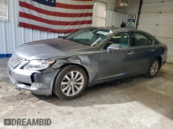 ✅ 2012 Lexus LS 460 • VIN: JTHCL5EF2C5015071 • Lot: 85563055. Listed on Copart with 168,018 mi. Free auction sales archive from the USA and detailed vehicle history report at DreamBid. Image 1.