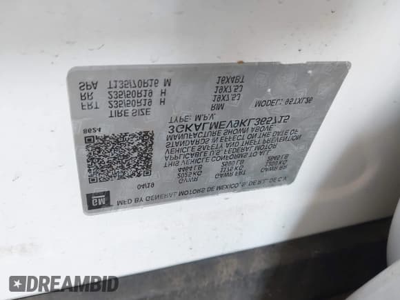 ✅ 2019 GMC Terrain SLE • VIN: 3GKALMEV9KL365715 • Lot: 43304259. Wystawiony na IAAI z przebiegiem 116 761 mil. Bezpłatny archiwum sprzedaży aukcyjnych z USA i szczegółowy raport historii pojazdu na DreamBid. Zdjęcie 9.