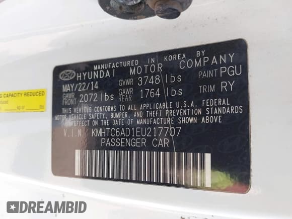 ✅ 2014 Hyundai Veloster • VIN: KMHTC6AD1EU217707 • Lot: 41718176. Wystawiony na IAAI z przebiegiem 191 306 mil. Bezpłatny archiwum sprzedaży aukcyjnych z USA i szczegółowy raport historii pojazdu na DreamBid. Zdjęcie 9.