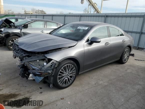 ✅ 2020 Mercedes-Benz CLA 250 • VIN: W1K5J4HB7LN091622 • Lot: 92384265. Listed on Copart with 49,322 mi. Free auction sales archive from the USA and detailed vehicle history report at DreamBid. Image 1.
