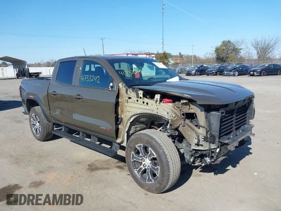 ✅ 2023 GMC Canyon 4WD AT4 • VIN: 1GTP6DEK1P1174713 • Lot: 41733242. Listed on IAAI with 35,705 mi. Free auction sales archive from the USA and detailed vehicle history report at DreamBid. Image 1.