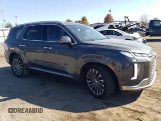 ✅ 2023 Hyundai Palisade Calligraphy • VIN: KM8R7DGE6PU530497 • Лот: 77040464. Опубликован ранее на Copart с пробегом 51 671 миль. Бесплатный доступ к архиву аукционных продаж из США и подробный отчёт об истории автомобиля на DreamBid. Изображение 4.