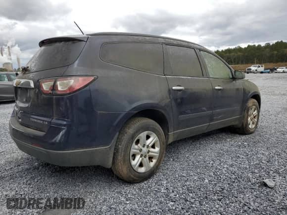 2015 Chevrolet Traverse LS z VIN 1GNKRFKD6FJ197476, wystawiony jako Copart lot #90977255 z przebiegiem 171 403 mil mil oraz Czysty tytuł • Clean title. Historia ofert i sprzedaży dostępna na DreamBid. Obrazek 3.