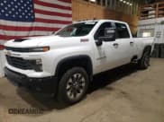 ✅ 2024 Chevrolet Silverado 2500HD Custom • VIN: 1GC4YMEY7RF339767 • Лот: 86701595. Опубликован ранее на Copart с пробегом 9 840 миль. Бесплатный доступ к архиву аукционных продаж из США и подробный отчёт об истории автомобиля на DreamBid. Изображение 1.