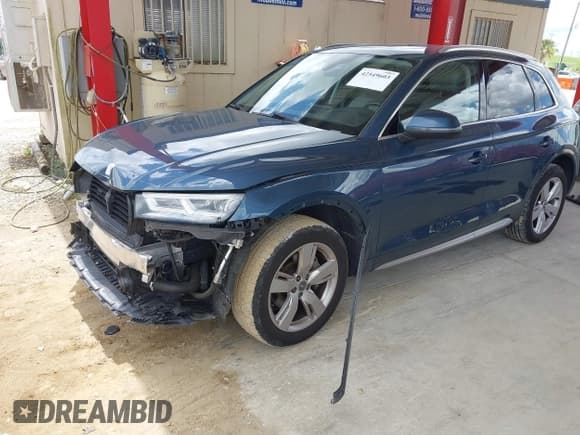 ✅ 2018 Audi Q5 Premium Plus • VIN: WA1BNAFY5J2224846 • Lot: 42549603. Listed on IAAI with 117,530 mi. Free auction sales archive from the USA and detailed vehicle history report at DreamBid. Image 2.