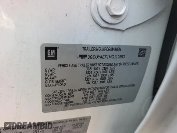✅ 2021 Chevrolet Silverado 1500 Work Truck • VIN: 3GCUYAEF1MG119853 • Lot: 62598494. Wystawiony na Copart z przebiegiem 88 951 mil. Bezpłatny archiwum sprzedaży aukcyjnych z USA i szczegółowy raport historii pojazdu na DreamBid. Zdjęcie 15.