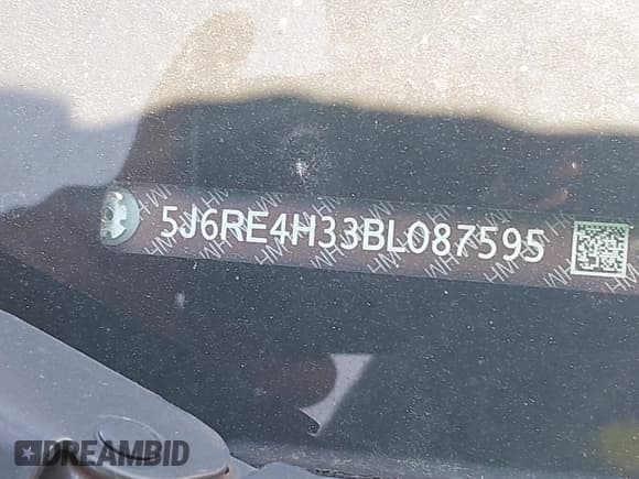 ✅ 2011 Honda CR-V LX • VIN: 5J6RE4H33BL087595 • Lot: 42139719. Listed on IAAI with 223,400 mi. Free auction sales archive from the USA and detailed vehicle history report at DreamBid. Image 17.