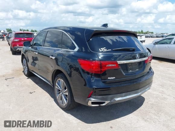✅ 2017 Acura MDX Technology • VIN: 5FRYD3H54HB007862 • Lot: 42507364. Listed on IAAI with 72,652 mi. Free auction sales archive from the USA and detailed vehicle history report at DreamBid. Image 3.