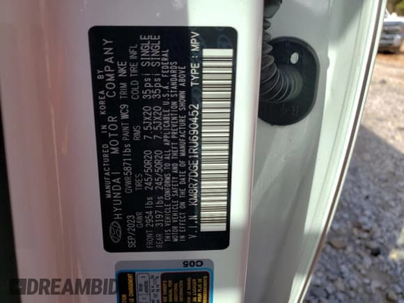 ✅ 2024 Hyundai Palisade Calligraphy • VIN: KM8R7DGE1RU690452 • Лот: 45287085. Опубликован ранее на Copart с пробегом 20 240 миль. Бесплатный доступ к архиву аукционных продаж из США и подробный отчёт об истории автомобиля на DreamBid. Изображение 14.