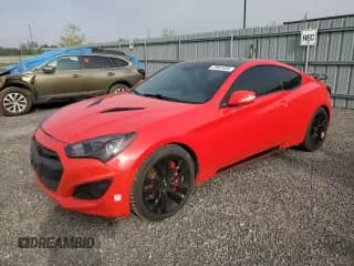 2013 Hyundai Genesis Coupe Track z VIN KMHHU6KJ8DU102382, wystawiony jako Copart lot #72061835 z przebiegiem 92 344 mil mil oraz Czysty tytuł • Clean title. Historia ofert i sprzedaży dostępna na DreamBid. Obrazek 1.
