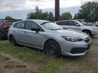 2021 Subaru Impreza with VIN 4S3GTAB63M3703254, listed as a Copart auction lot 80938695 with 46,199 mi miles and Clean title. Bid and sale history available at DreamBid. Image 1.