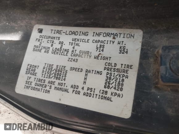 ✅ 1997 Saturn 2dr Coupe • VIN: 1G8ZH127XVZ333643 • Лот: 42463504. Опубликован ранее на IAAI с пробегом 104 295 миль. Бесплатный доступ к архиву аукционных продаж из США и подробный отчёт об истории автомобиля на DreamBid. Изображение 9.