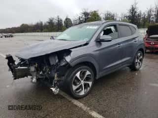 2016 Hyundai Tucson Limited z VIN KM8J3CA24GU098042, wystawiony jako Copart lot #86276915 z przebiegiem 137 583 mil mil oraz Czysty tytuł • Clean title. Historia ofert i sprzedaży dostępna na DreamBid. Obrazek 1.