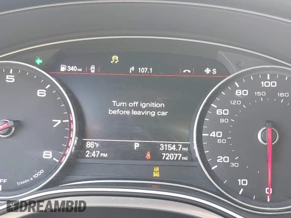 ✅ 2018 Audi A6 Premium • VIN: WAUC8AFC0JN045308 • Lot: 42881899. Wystawiony na IAAI z przebiegiem 72 077 mil. Bezpłatny archiwum sprzedaży aukcyjnych z USA i szczegółowy raport historii pojazdu na DreamBid. Zdjęcie 15.