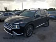 ✅ 2022 Hyundai Santa Fe Blue • VIN: KM8S2DA17NU044140 • Лот: 66670282. Опубликован ранее на Copart с пробегом 6 329 миль. Бесплатный доступ к архиву аукционных продаж из США и подробный отчёт об истории автомобиля на DreamBid. Изображение 2.