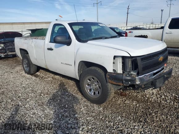 ✅ 2012 Chevrolet Silverado 1500 Work Truck • VIN: 1GCNCPE01CZ319793 • Lot: 47224595. Listed on Copart with 250,475 mi. Free auction sales archive from the USA and detailed vehicle history report at DreamBid. Image 4.