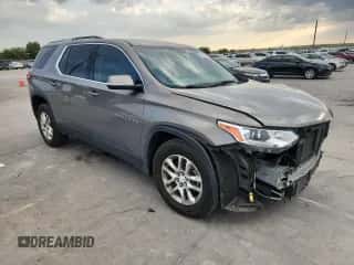 2018 Chevrolet Traverse LT Cloth z VIN 1GNERGKW4JJ112373, wystawiony jako Copart lot #89824645 z przebiegiem 235 266 mil mil oraz Szkoda całkowita • Salvage title. Historia ofert i sprzedaży dostępna na DreamBid. Obrazek 4.
