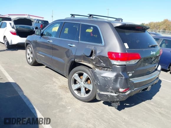 ✅ 2015 Jeep Grand Cherokee Overland • VIN: 1C4RJFCT8FC846526 • Lot: 43623751. Listed on IAAI with 171,050 mi. Free auction sales archive from the USA and detailed vehicle history report at DreamBid. Image 3.