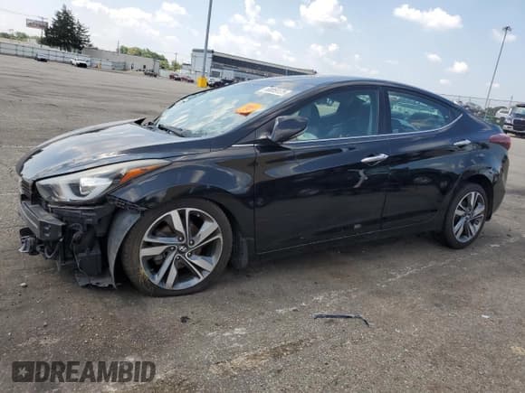 ✅ 2015 Hyundai Elantra Limited • VIN: KMHDH4AEXFU357257 • Lot: 68859125. Listed on Copart with Not provided. Free auction sales archive from the USA and detailed vehicle history report at DreamBid. Image 1.