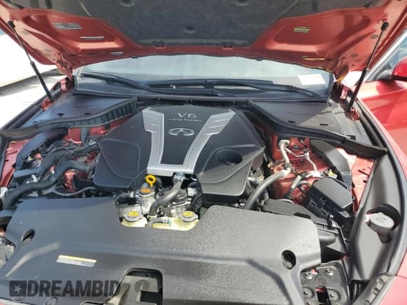 ✅ 2017 Infiniti Q50 Red Sport 400 • VIN: JN1FV7AP5HM850763 • Lot: 62001625. Listed on Copart with 75,479 mi. Free auction sales archive from the USA and detailed vehicle history report at DreamBid. Image 11.