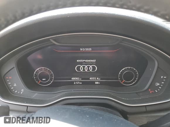 ✅ 2017 Audi allroad A4 Premium Plus • VIN: WA18NAF48HA173351 • Лот: 71064215. Опубликован ранее на Copart с пробегом 48 082 миль. Бесплатный доступ к архиву аукционных продаж из США и подробный отчёт об истории автомобиля на DreamBid. Изображение 9.