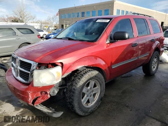 ✅ 2008 Dodge Durango SLT • VIN: 1D8HD48N48F151528 • Lot: 47588305. Listed on Copart with 229,055 mi. Free auction sales archive from the USA and detailed vehicle history report at DreamBid. Image 1.