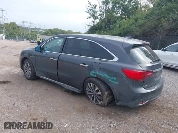 ✅ 2016 Acura MDX Technology • VIN: 5FRYD4H48GB044537 • Лот: 43218525. Опубликован ранее на IAAI с пробегом 204 773 миль. Бесплатный доступ к архиву аукционных продаж из США и подробный отчёт об истории автомобиля на DreamBid. Изображение 3.