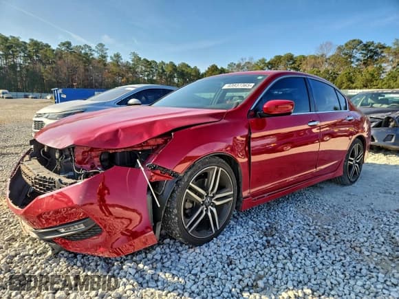 ✅ 2016 Honda Accord Sport • VIN: 1HGCR2F57GA225863 • Lot: 93937365. Wystawiony na Copart z przebiegiem 109 103 mil. Bezpłatny archiwum sprzedaży aukcyjnych z USA i szczegółowy raport historii pojazdu na DreamBid. Zdjęcie 1.