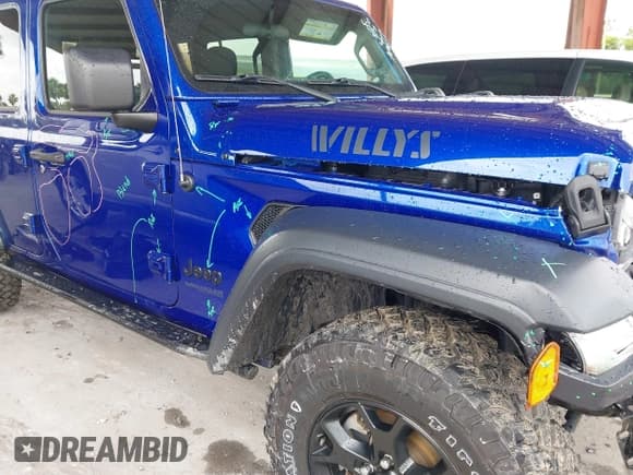 ✅ 2020 Jeep Wrangler Unlimited Sport S • VIN: 1C4HJXDN8LW261392 • Lot: 42426148. Listed on IAAI with 63,968 mi. Free auction sales archive from the USA and detailed vehicle history report at DreamBid. Image 19.