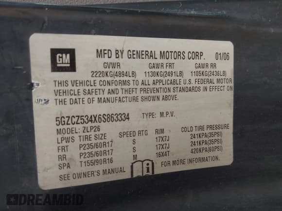 ✅ 2006 Saturn VUE • VIN: 5GZCZ534X6S863334 • Lot: 41691652. Wystawiony na IAAI z przebiegiem 148 431 mil. Bezpłatny archiwum sprzedaży aukcyjnych z USA i szczegółowy raport historii pojazdu na DreamBid. Zdjęcie 9.