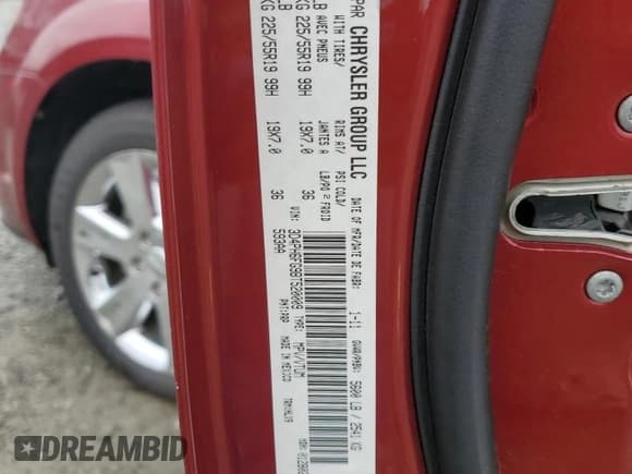 ✅ 2011 Dodge Journey R/T • VIN: 3D4PH6FG9BT520009 • Лот: 82007674. Опубликован ранее на Copart с пробегом 102 188 миль. Бесплатный доступ к архиву аукционных продаж из США и подробный отчёт об истории автомобиля на DreamBid. Изображение 13.