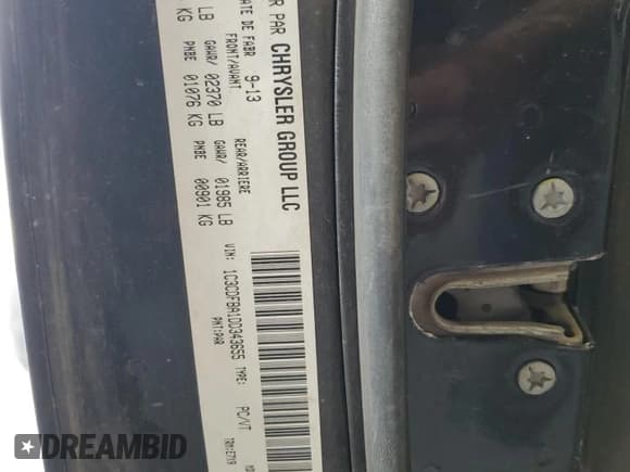 ✅ 2013 Dodge Dart SXT • VIN: 1C3CDFBA1DD343655 • Лот: 66379085. Опубликован ранее на Copart с пробегом 294 475 миль. Бесплатный доступ к архиву аукционных продаж из США и подробный отчёт об истории автомобиля на DreamBid. Изображение 12.