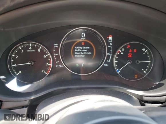 ✅ 2025 Mazda 3 S Carbon Edition • VIN: JM1BPBLM3S1767045 • Lot: 66111205. Listed on Copart with 6,175 mi. Free auction sales archive from the USA and detailed vehicle history report at DreamBid. Image 9.