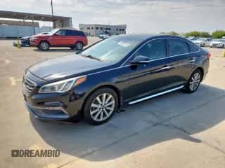 2017 Hyundai Sonata Sport with VIN 5NPE34AF9HH469349, listed as a Copart auction lot 66605255 with 83,804 mi miles and Salvage title. Bid and sale history available at DreamBid. Image 1.