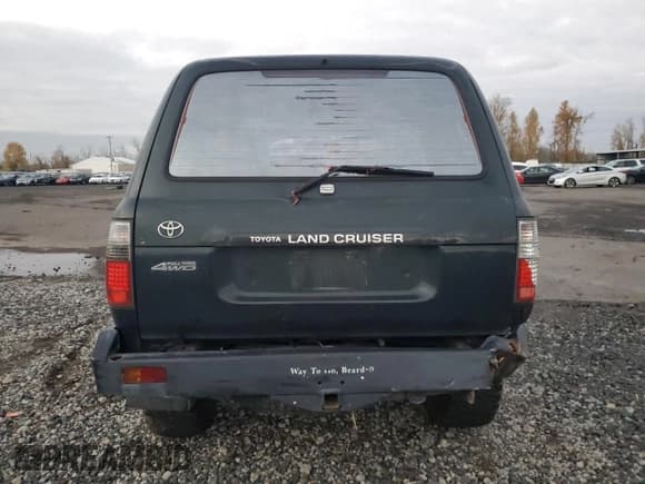 ✅ 1996 Toyota Land Cruiser • VIN: JT3HJ85JXT0142784 • Lot: 81755434. Listed on Copart with 370,361 mi. Free auction sales archive from the USA and detailed vehicle history report at DreamBid. Image 6.