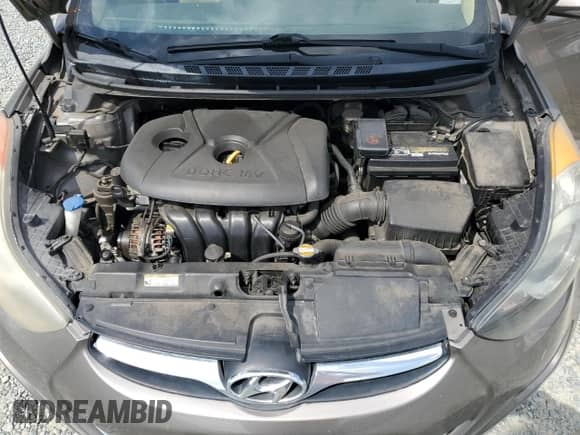 2012 Hyundai Elantra Limited with VIN 5NPDH4AE7CH083042, listed as a Copart auction lot 70300425 with 166,143 mi miles and Salvage title. Bid and sale history available at DreamBid. Image 11.