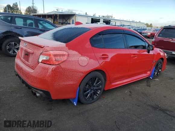 ✅ 2018 Subaru WRX • VIN: JF1VA1A6XJ9837367 • Lot: 41432935. Listed on Copart with 93,344 mi. Free auction sales archive from the USA and detailed vehicle history report at DreamBid. Image 3.