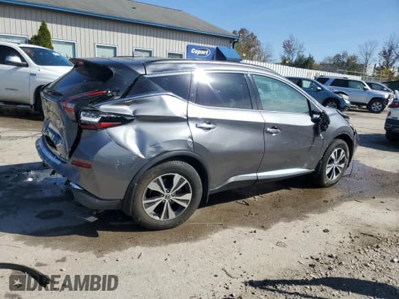 ✅ 2022 Nissan Murano SV • VIN: 5N1AZ2BS4NC126660 • Лот: 89838735. Опубликован ранее на Copart с пробегом 37 829 миль. Бесплатный доступ к архиву аукционных продаж из США и подробный отчёт об истории автомобиля на DreamBid. Изображение 3.