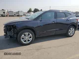 2020 Chevrolet Blazer LT with VIN 3GNKBHRS8LS597862, listed as a Copart auction lot 69475064 with 30,472 mi miles and Salvage title. Bid and sale history available at DreamBid. Image 1.