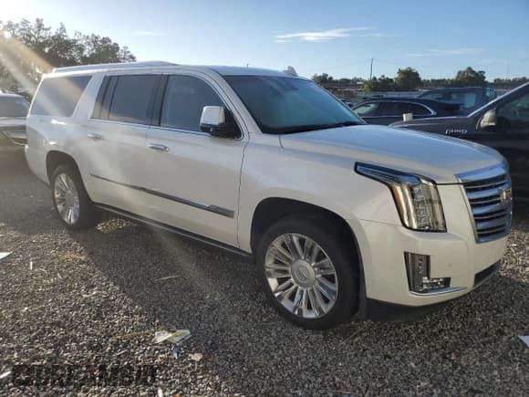 ✅ 2016 Cadillac Escalade ESV Platinum • VIN: 1GYS3KKJ1GR240210 • Lot: 74034824. Listed on Copart with Not provided. Free auction sales archive from the USA and detailed vehicle history report at DreamBid. Image 4.