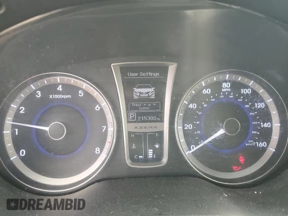 ✅ 2013 Hyundai Azera • VIN: KMHFG4JGXDA199367 • Лот: 82405005. Опубликован ранее на Copart с пробегом 215 300 миль. Бесплатный доступ к архиву аукционных продаж из США и подробный отчёт об истории автомобиля на DreamBid. Изображение 9.