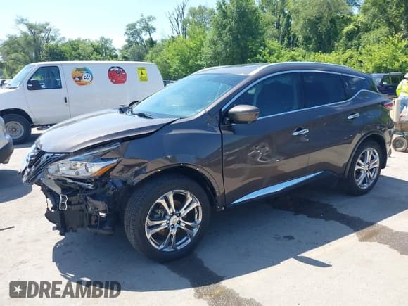 ✅ 2018 Nissan Murano SV • VIN: 5N1AZ2MH4JN186616 • Lot: 42637183. Listed on IAAI with 32,466 mi. Free auction sales archive from the USA and detailed vehicle history report at DreamBid. Image 2.
