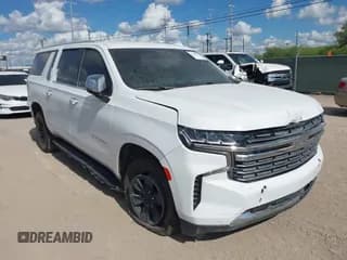 ✅ 2023 Chevrolet Suburban Premier • VIN: 1GNSKFKD5PR334706 • Lot: 43280982. Wystawiony na IAAI z przebiegiem 76 977 mil. Bezpłatny archiwum sprzedaży aukcyjnych z USA i szczegółowy raport historii pojazdu na DreamBid. Zdjęcie 1.