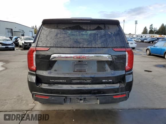 ✅ 2022 GMC Yukon SLE • VIN: 1GKS2AKD4NR135594 • Lot: 76180174. Listed on Copart with 28,611 mi. Free auction sales archive from the USA and detailed vehicle history report at DreamBid. Image 6.