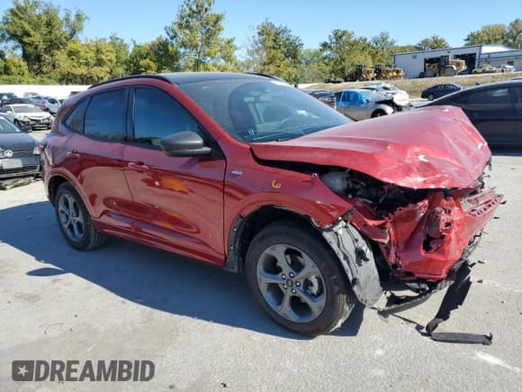 ✅ 2024 Ford Escape ST-Line • VIN: 1FMCU9MN8RUB57644 • Lot: 85930575. Listed on Copart with 4,783 mi. Free auction sales archive from the USA and detailed vehicle history report at DreamBid. Image 4.