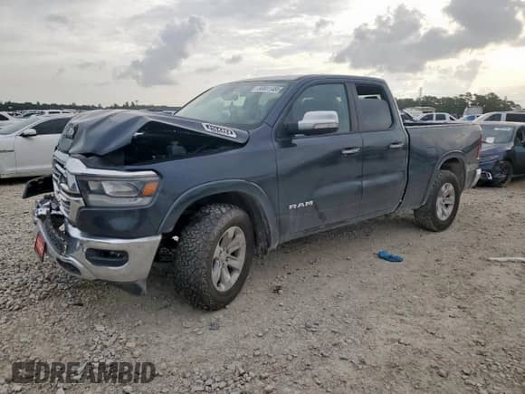 2020 Ram 1500 Laramie with VIN 1C6RREDTXLN277610, listed as a Copart auction lot 59911485 with 122,315 mi miles and Clean title. Bid and sale history available at DreamBid. Image 1.