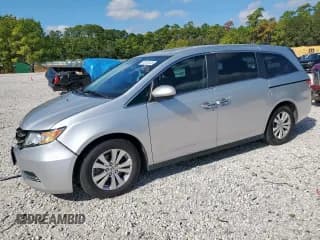 ✅ 2014 Honda Odyssey EX-L • VIN: 5FNRL5H64EB012097 • Lot: 90753135. Listed on Copart with 159,252 mi. Free auction sales archive from the USA and detailed vehicle history report at DreamBid. Image 1.